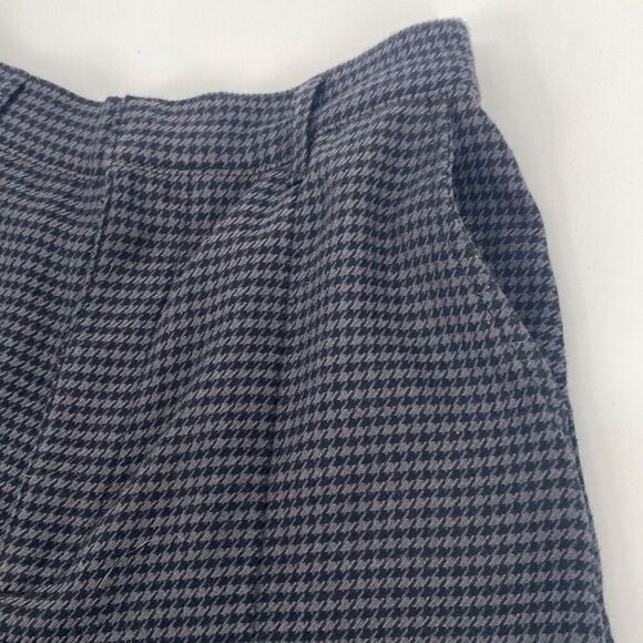 Abercrombie & Fitch Houndstooth The Skinny Ultra High Rise Dogtooth Split Leg Wi - Picture 6 of 16